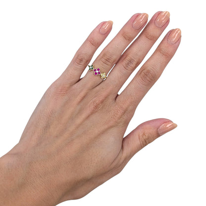 0.44 CT Rainbow Ring
