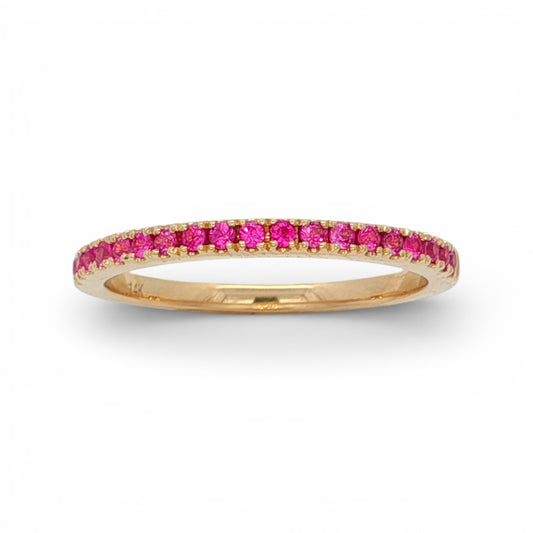 0.23 CT Pink Sapphire Ring