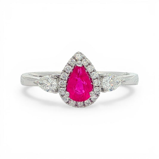 0.82 CT Ruby Ring