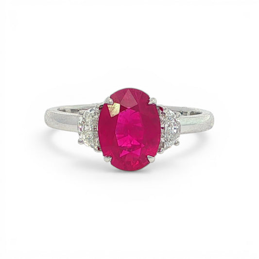 2.35 CT Ruby Ring