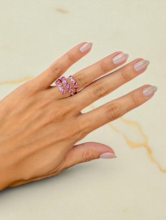 3.39 CT Pink Sapphire Ring