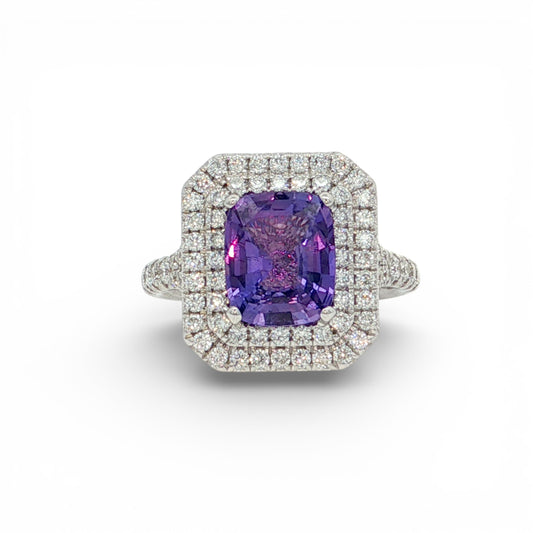 3.34 CT Purple Sapphire Ring