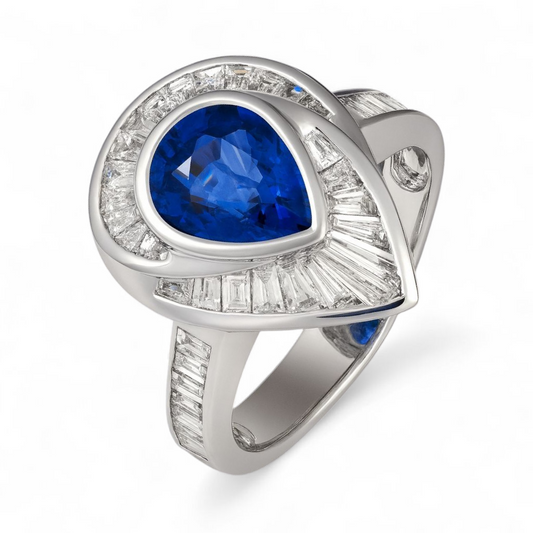 3.08 CT Sapphire Ring