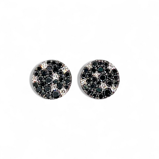 1.22 CT Black Diamond Studs