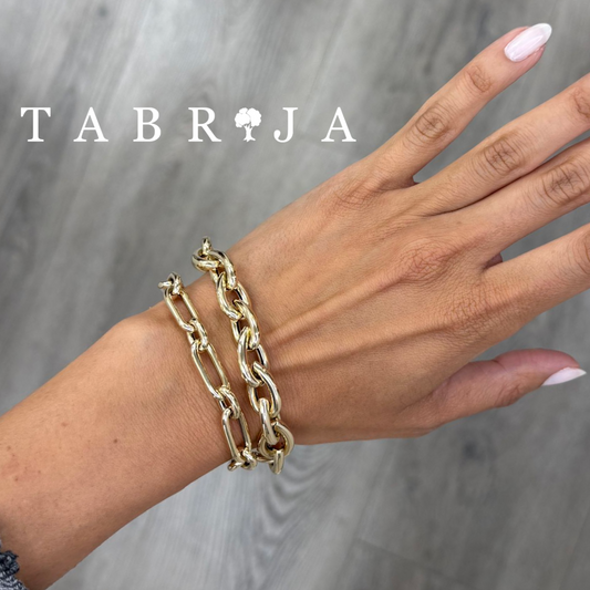 Gold Link Chain Bracelet