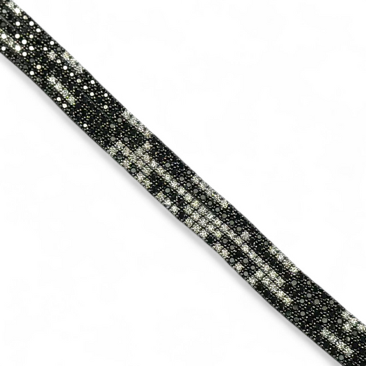 9.94 CT Black & White Bracelet