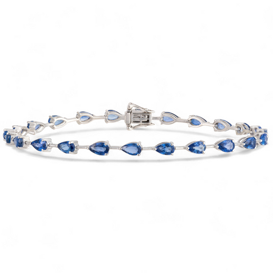 6.06 CT Sapphire Bracelet