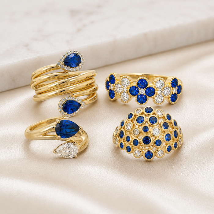 Ceylon and Madagascar sapphires